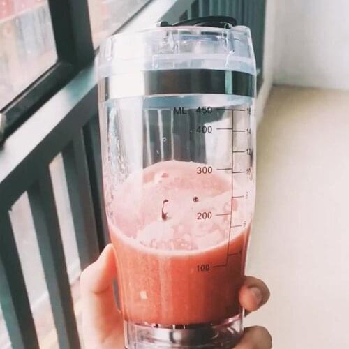 M7DF USB Rechargeable Electric Mixing Cup Portable Protein Powder Shaker Bottle Mixer