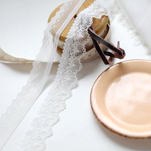 5Yard Stretch Elastic Band Lace Polyester Material Handmade DIY Sewing Craft Underwear Clothing Panty Accessories Decoration