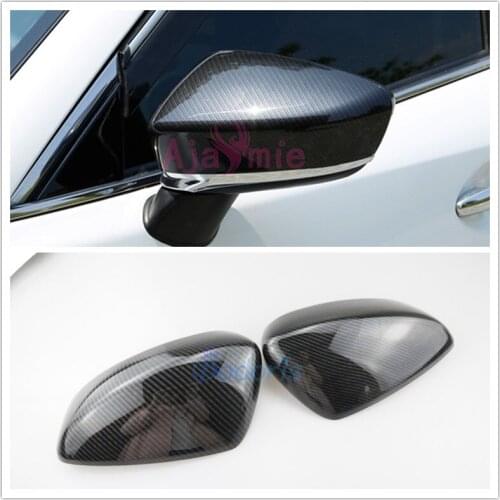 Accessories For Mazda Atenza 2013 2014 2015 2016 2017 Carbon Fiber Color Rearview Mirror Cover Side Wing Cap Shell Case Trims