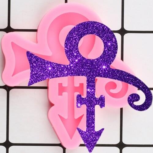 Shiny Glossy Aanchor Silicone Mold Epoxy Resin Craft Keychain Mould Polymer Pendant Clay Moulds DIY Handmade Charms Molds