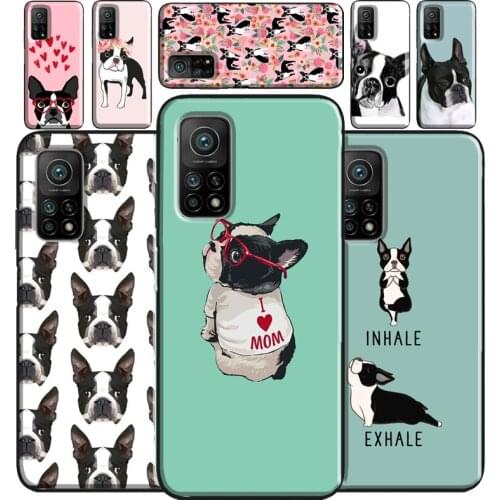 Boston Terrier Dog For Xiaomi Mi 11 Case Cover Note 10 Lite 10T Phone Cover For Poco X3 Pro M3 F1 F2 F3 Case