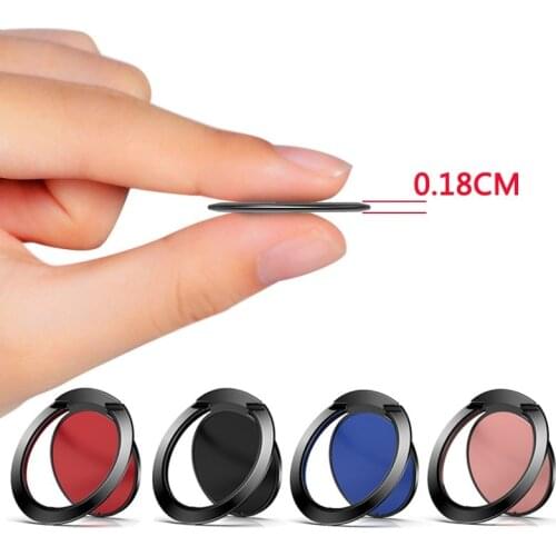 Cell Phone Ring Holder Stand Metal Universal 360 Rotation For Samsung S10 HUAWEI P30 Magnetic Car Mount Stand Smartphone