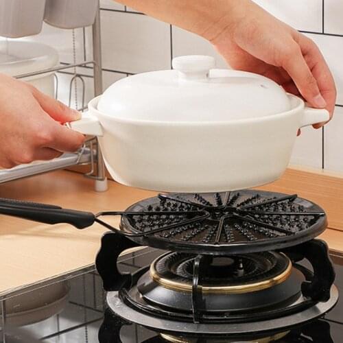 Home Stove Cooking Heat Conduction Plate Hob Heat Diffuser Simmer Ring Pan Mat 87HA
