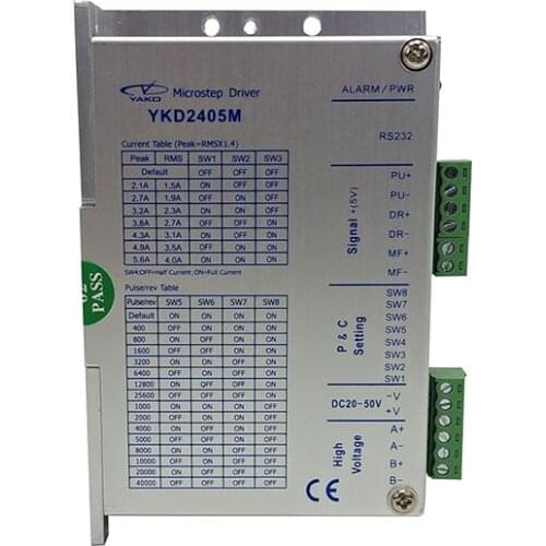 NEMA 23 two-phase stepping driver 32-bit digital signal digital single-axis motor controller YAKO YKD2405M input voltage DC20-50