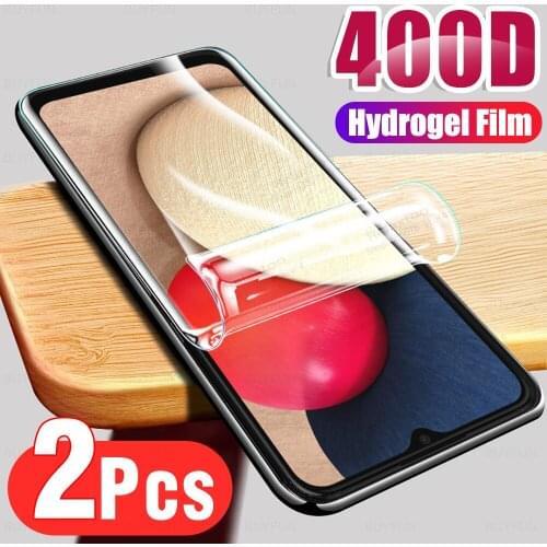 Sansung a02s hydrogel film hd screen protectors film 2pcs not glass 6.5" for samsung galaxy a02s a02 s a 02 s a 02s phone film
