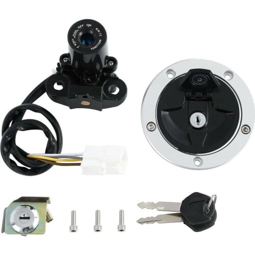Motorcycle Fuel Gas Cap Ignition Switch Seat Lock Keys For Kawasaki Z1000 Z 1000 10-16