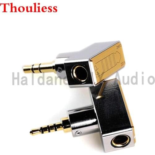 Thouliess HIFI DIY 2.5mm Balanced Male to 4.4mm Balanced Female Adapter 3.5mm Stereo Male to 4.4mm Female Connector Adapter