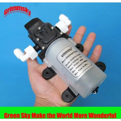 5L/Min 12V 60W water purifier water filter system shower car wash pressurized pressure boost pump