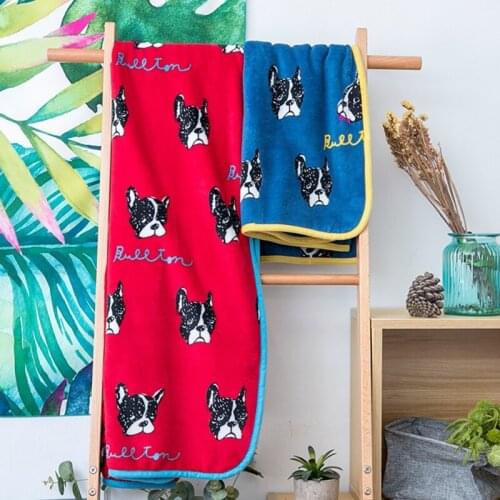 Cute Dog Blanket Cartoon Flannel Blanket Necessary Nap Blanket Soft Warm Pet Sleeping Beds Cover Mat for Small Medium Dogs