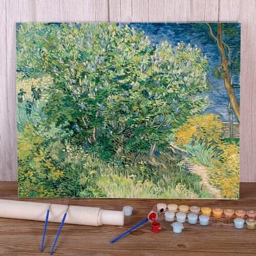 Landscape Van Gogh Painting By Numbers Package Acrylic Paints 50*70 Canvas Pictures Paintings Crafts For Adults Art