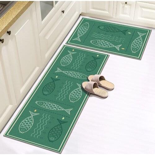 Anti-slip Kitchen Mat Set Foot Relax Pad Entrance Doormat Muslim Prayer Area Rugs Tableware Home Carpet