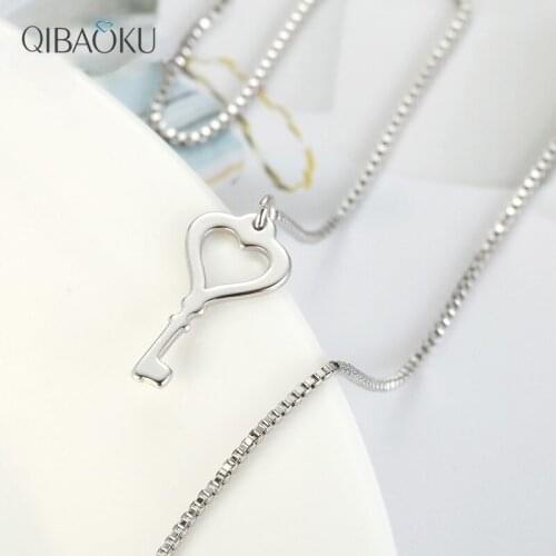 Heart-shaped Key Earring for Women Long Tassel Dangle Earrings Chain Small Fashion Korean Ear Jewelry New Earrings