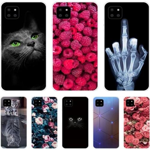 Silicon Case for Samsung Galaxy A22 5G Cartoon Cover on Galaxy A22 4G Shell Cover Ultra-thin Anti-knock Shockproof Personality