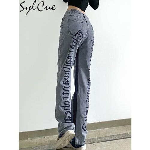 Женские брюки с высокой талией SylCue China At AliExpress