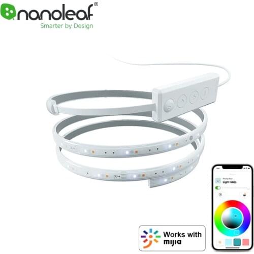 Nanoleaf Smart LED Light Strip Infinitely Dimming RGBCW Atmosphere Color-changing Lightstrip Remote Control By Mijia Mi Home APP