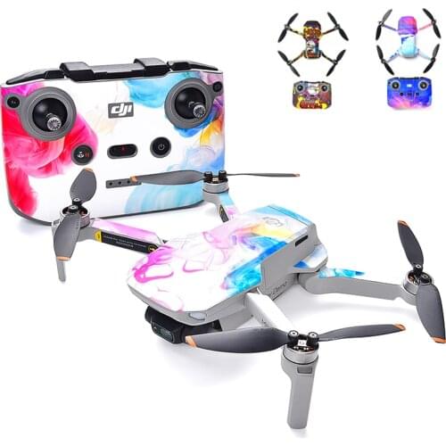 Drone Waterproof Skin Protective PVC Stickers Drone Body Arm Remote Control Protector for DJI Mini 2 Accessories