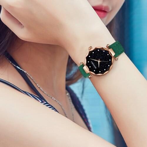 Gogoey Women Watches Wrist Watch Black starry sky Top Luxury Brand Watches for Women of Bayan Kol Saati zegarek damski watches