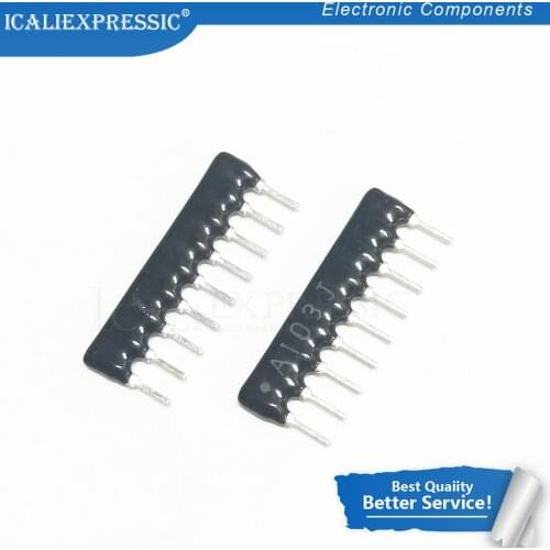 10PCS DIP exclusion 9pin 330 ohm A331J A331 330R 9A331 Network Resistor array