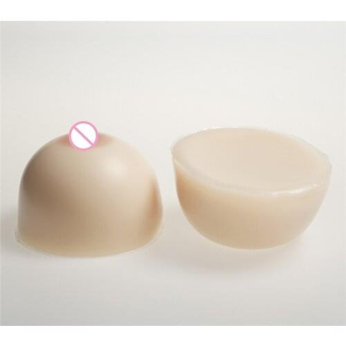 2800g/pair Classic Round Silicone Boobs Breast Forms White/Beige/Brown Fake Breast Enhancer For Drag Queen Shemale Transgender