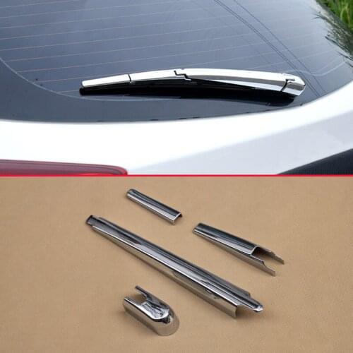 Car Styling Bright Glossy Chrome Rear Wiper Kits Cover For Mazda CX-5 KE/KF 2013-2018 CX5 Windshield Windscreen Blade Overlay