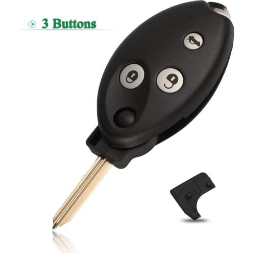 Bilchave 3 Buttons Flid Remote Car Key Shell For Citroen C3 C4 C5 Saxo Xsara Picasso Berlingo With Uncut Blade Replacement