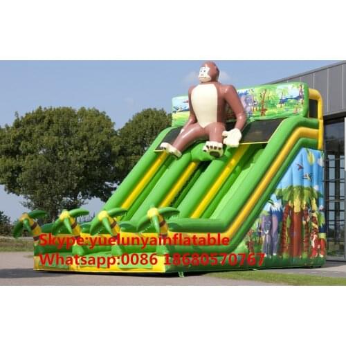 China Guangzhou) manufacturers selling inflatable slides,Monkey slides KY-698