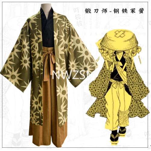 Demon Slayer: Kimetsu no Yaiba Haganezuka Hotaru Cosplay Carnaval Costume Halloween Christmas Costume Gift scarf