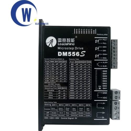 Leadshine original new 2Phase stepper motor driver DM556S power supply voltage 20-50VDC current 4.2A 5.6A engraving machine
