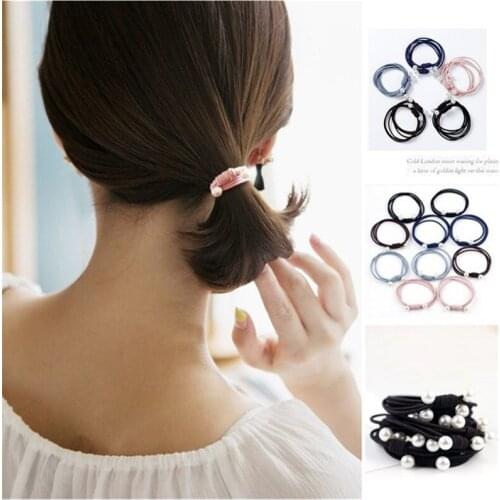 Hot Selling High Quality Elastic Hair Band Simple Design Fashion Bowknot Butterfly Hair Rope Hair Ring Women Girl Hair Accessory
