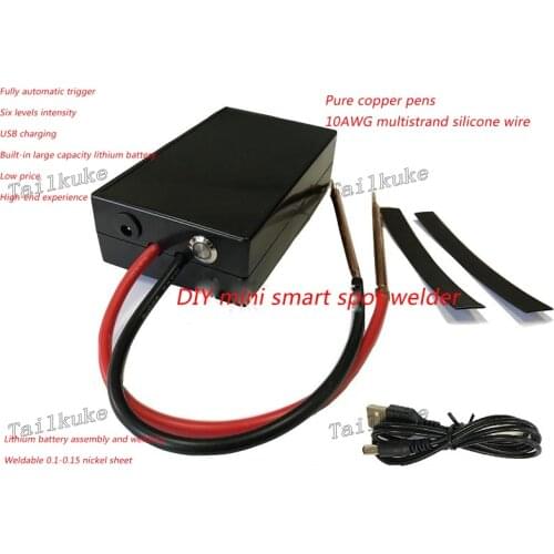DIY Energy Storage Mini Touch Spot Welder 18650 Lithium Battery Maintenance Assembly of Small Portable Control Panel with Shell