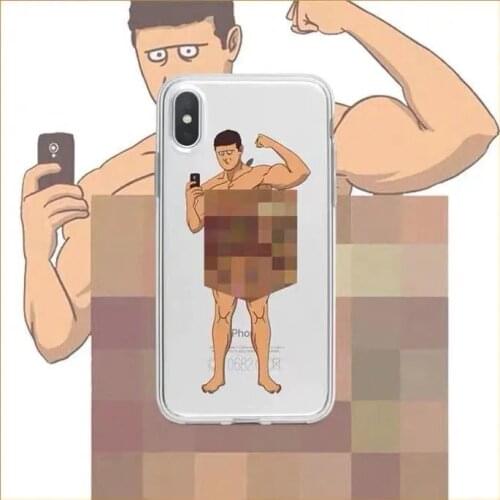 Fashion Funny Mosaic Men Phone Case For iPhone 11 Pro Max 12 XS X XR 7 8 Plus SE 20 12Pro Luxury Soft TPU Clear Back Cover