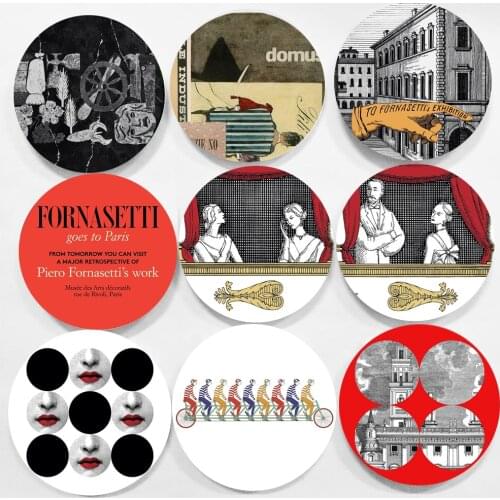 Wall Plate Colorful Wall Hanging Home Decoration Art Plate Ornaments High-Quality Drinket Dish Decorative Plate Home/Bar/Room