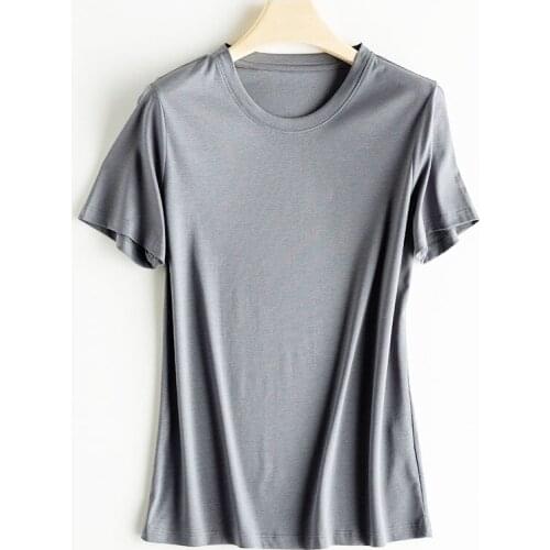 New Fashion loose cotton casual breathable womens Short Sleeve T-Shirt
