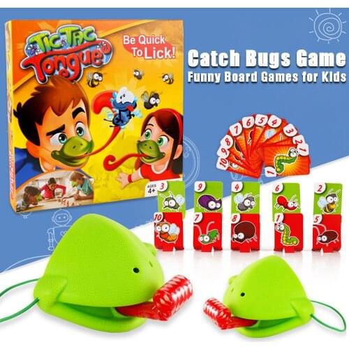 New Funny Take Card-Eat Pest Catch Bugs Game Desktop Games Board Games for Kids Creative Childrens table games F brinquedos