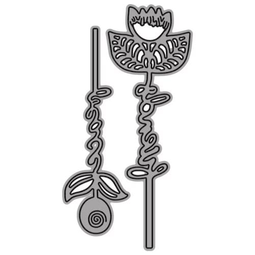 Cutting Dies Hollow Scepter Frame For DIY Scrapbooking Embossing Album Paper Cards Dies 2021 New