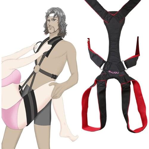 Sex Swing Hanging Door Bdsm Slave Adult Bandage Restraint Open Leg Adult Games Fetish Sex Toy For Couples Woman Erotic Furniture