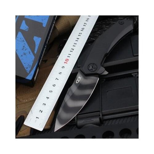 Zero Tolerance ZT 0095 Hunting Fold Knife S90v Blade titanium alloy handle for Outdoor Survival, Camping and EDC bearing knives