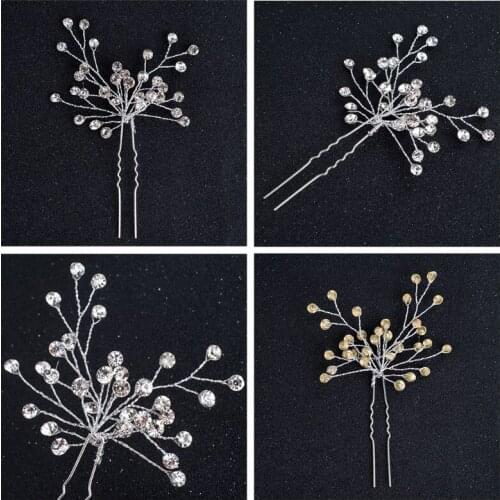 Bride Hairpin Comb Crystal Wedding Jewelry Fashion Women Bridal Hair Accessories