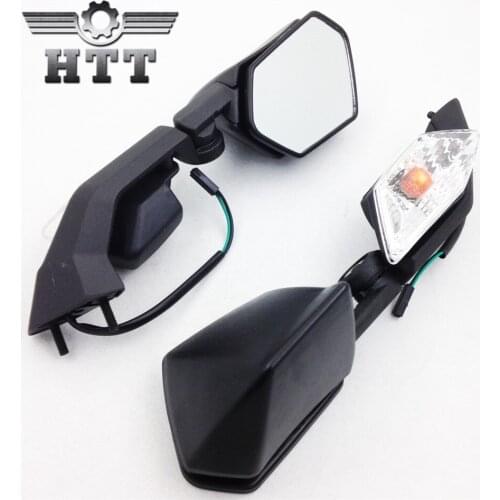 Aftermarket free shipping motorcycle parts ReplacemenT With Turn Signals for Kawasaki Ninja ZX6R 2004-2010 ZX10R black