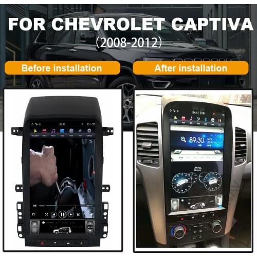 13.6 inch Android vertical screen auto radio DVD player for-Chevrolet Captiva 2008-2012 car multimedia player GPS navigation