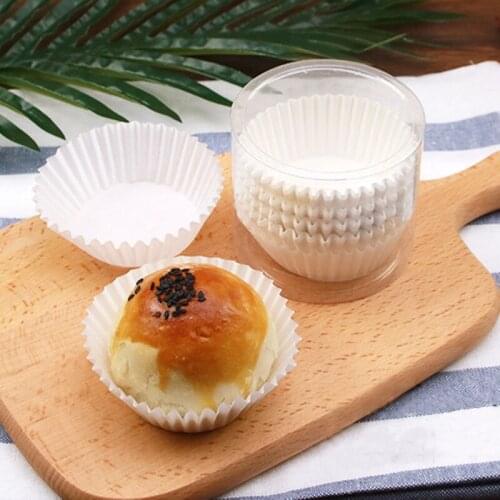 125/200pcs White Baking Cups Paper Cake Cups Cupcake Liner Case Paper Tray Cake Mold Cupcake Paper Wedding Party Decoration