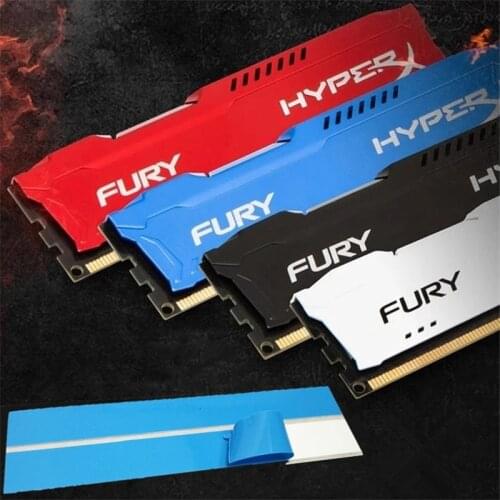 Fury Hyper Memory Heat Sink PC Memory Aluminum Heat Sink Memory Clip RAM Heat Sink Aluminum