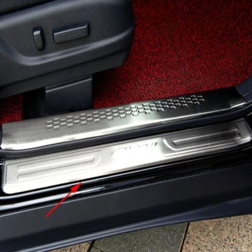 4PCS For Honda CRV CR-V 12-15 Stainless Outer Side Door Sill Guards Scuff Plate
