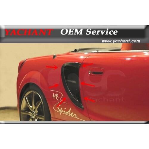 Car-Styling Carbon Fiber / FRP Air Intake Duct Fit For 1999-2007 MR2 MR-S ZZW30 ABF Style Rear Fender Side Air Intake Duct