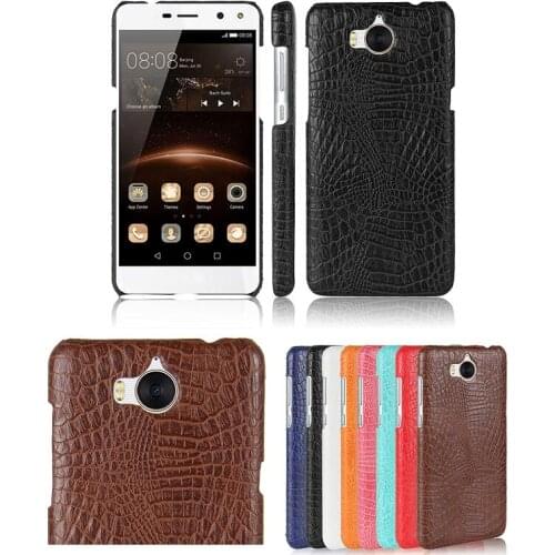 PU Leather Back Cover Phone Bumper Fitted Case For Huawei Y5 2017 MYA-L22 MYA-L23 MYA-L03 MYA-U29 PU Leather Protective Case