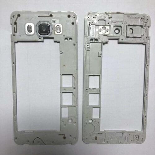 For Samsung Galaxy J5 2016 J510 J510F J510FN J510H J510G Phone Case Back Housing Cover Middle Frame With Camera Glass Lens