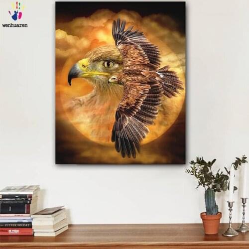 DIY colorings pictures by numbers with colors The wild goose picture drawing painting by numbers framed Home