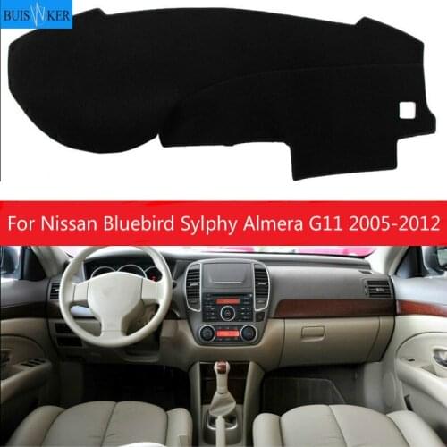 For Nissan Bluebird Sylphy Almera G11 2005-2010 2011 2012 Dashboard Cover Dashmat Dash Mat Pad Sun Shade Dash Board Cover