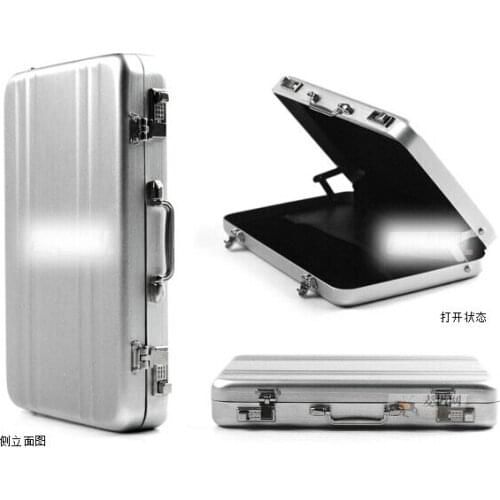 Kimisohand Hot Sale High quality 4 Colors Metal Mini Suitcase Business Bank Card Name Card Holder Box Cheapest Free Shipping