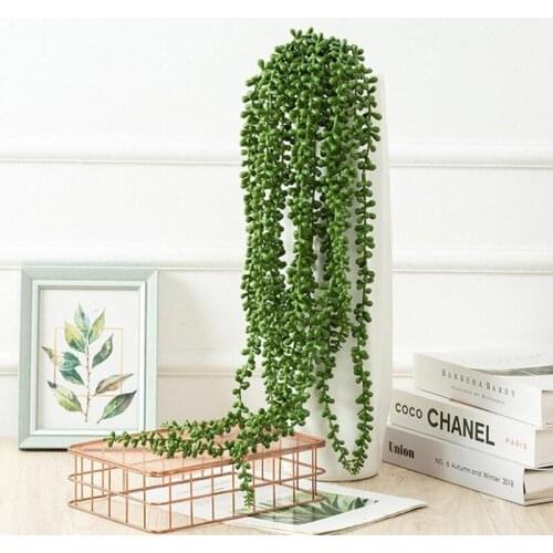 Artificial Plants Green Grass Plastic Fake Green Plants Flower Simulation Grass Desktop Decor For Garden Outdoor Decoration